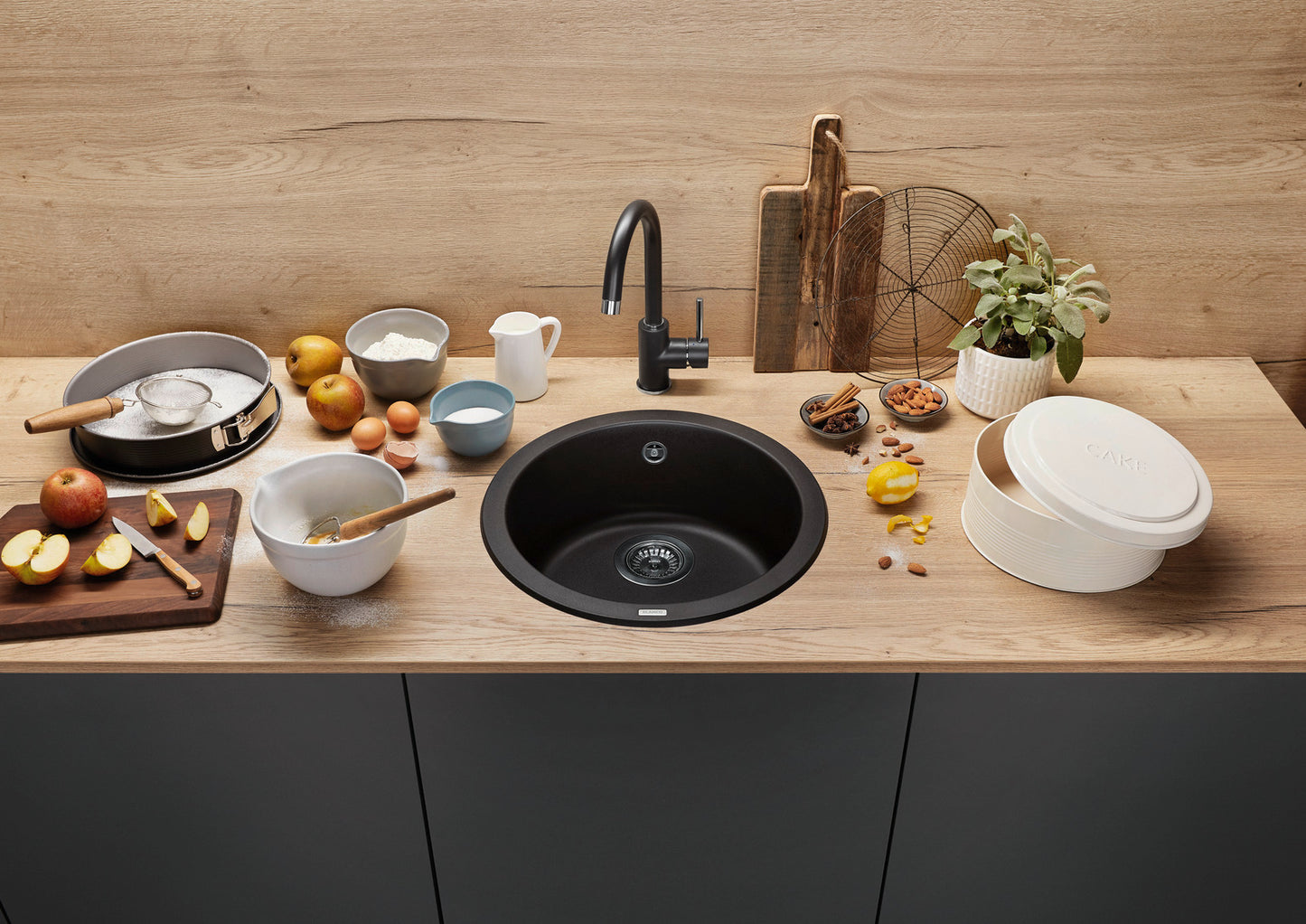Blanco Rondo (Black) Top Mount Kitchen Sink