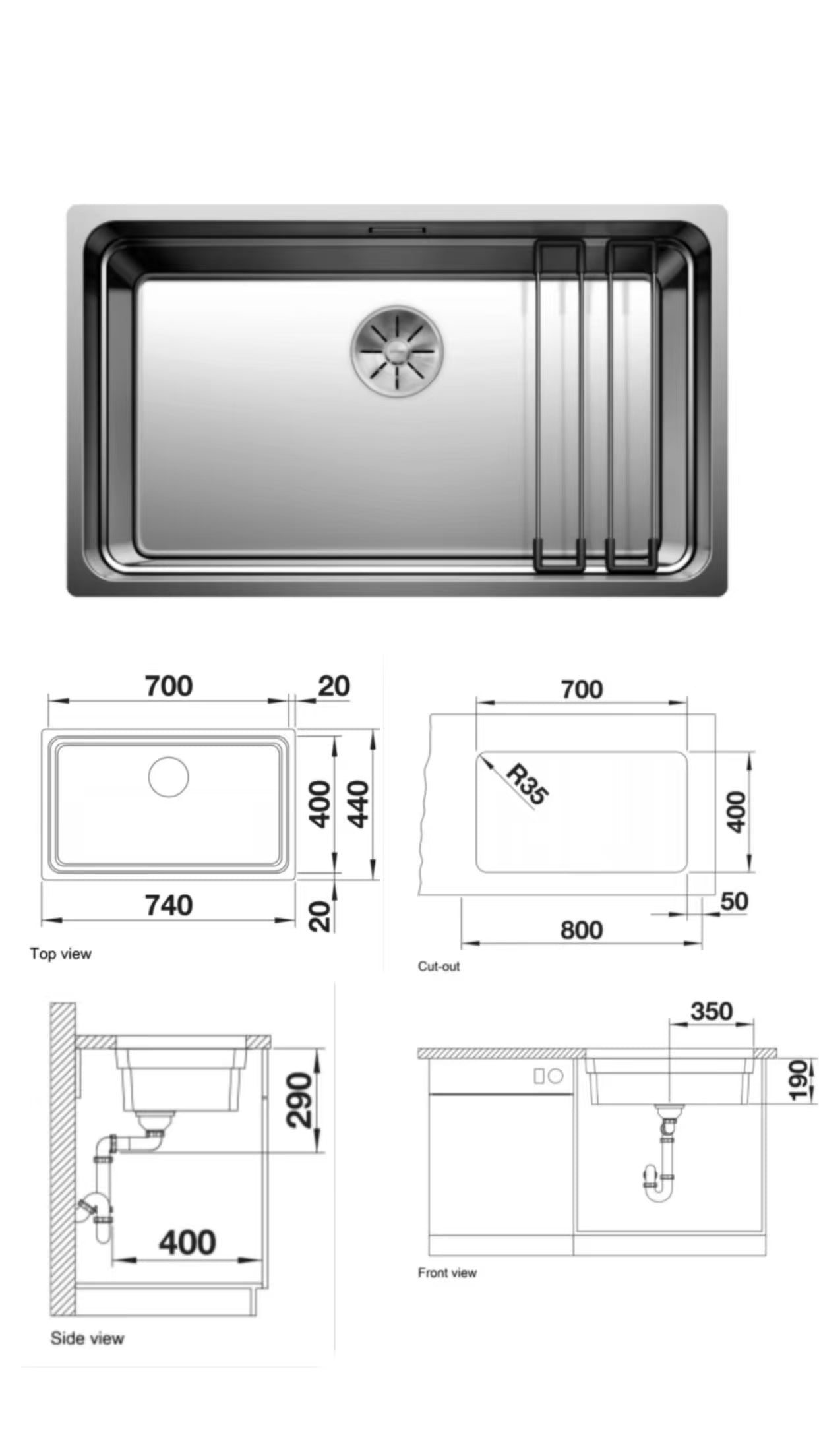 Blanco Etagon SUS304 Undermount Sink
