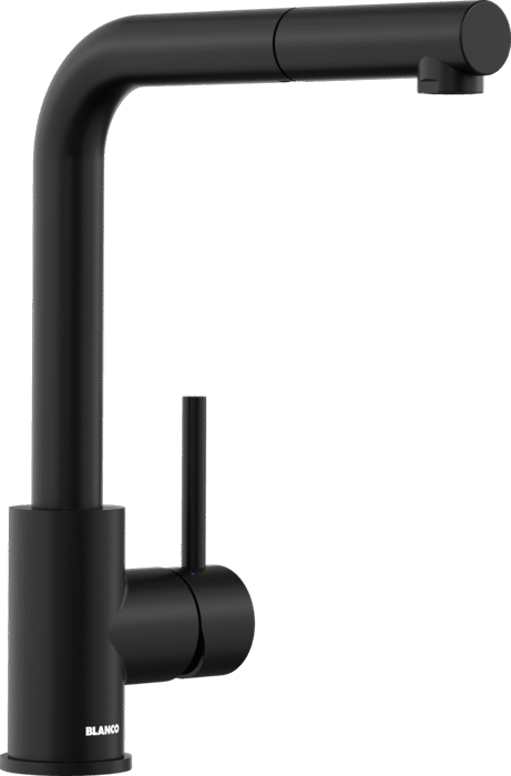 Blanco Mila-S Matt Black Pull Out Sink Mixer