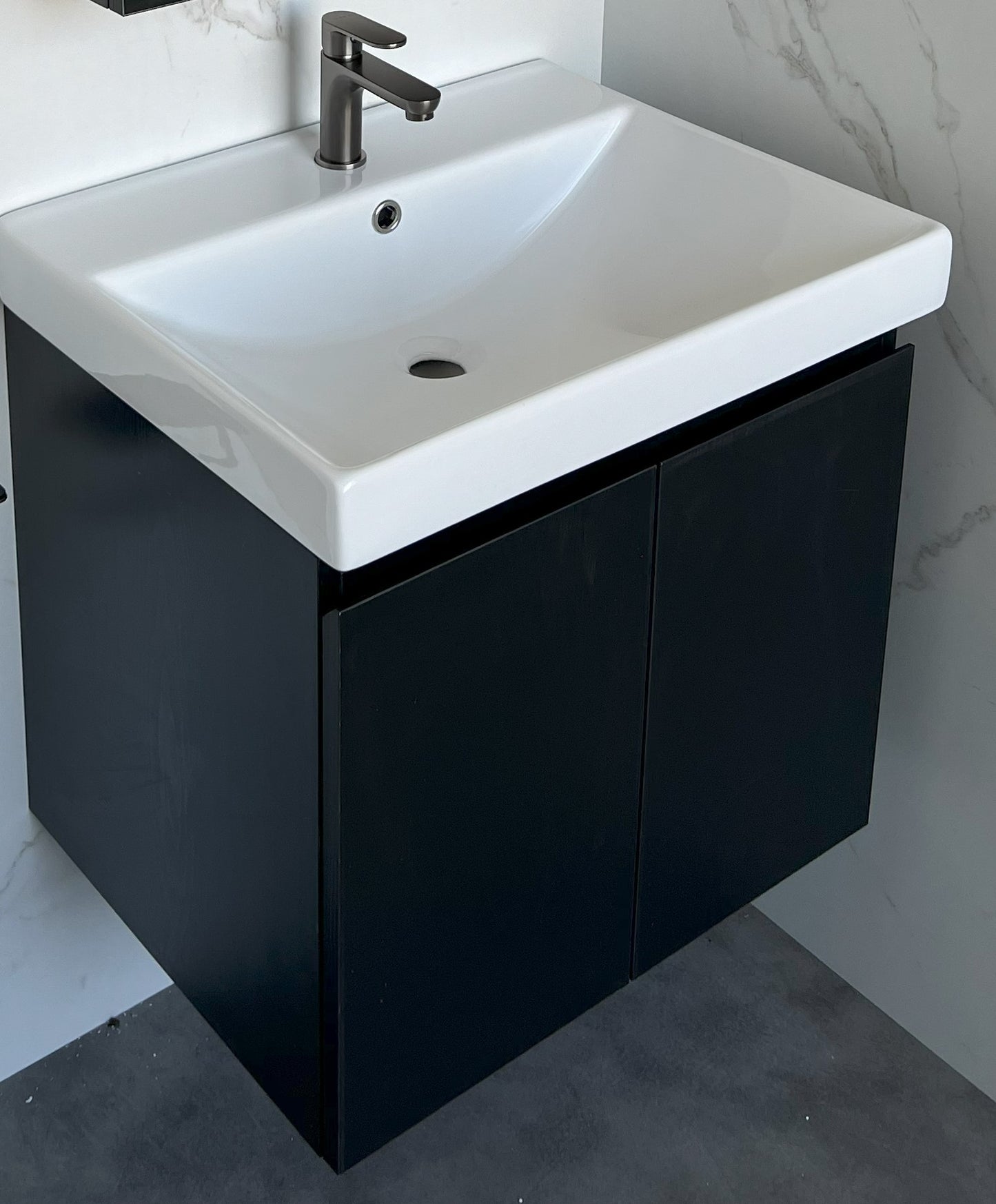 Esfera 60cm Basin Cabinet (Black Charcoal)