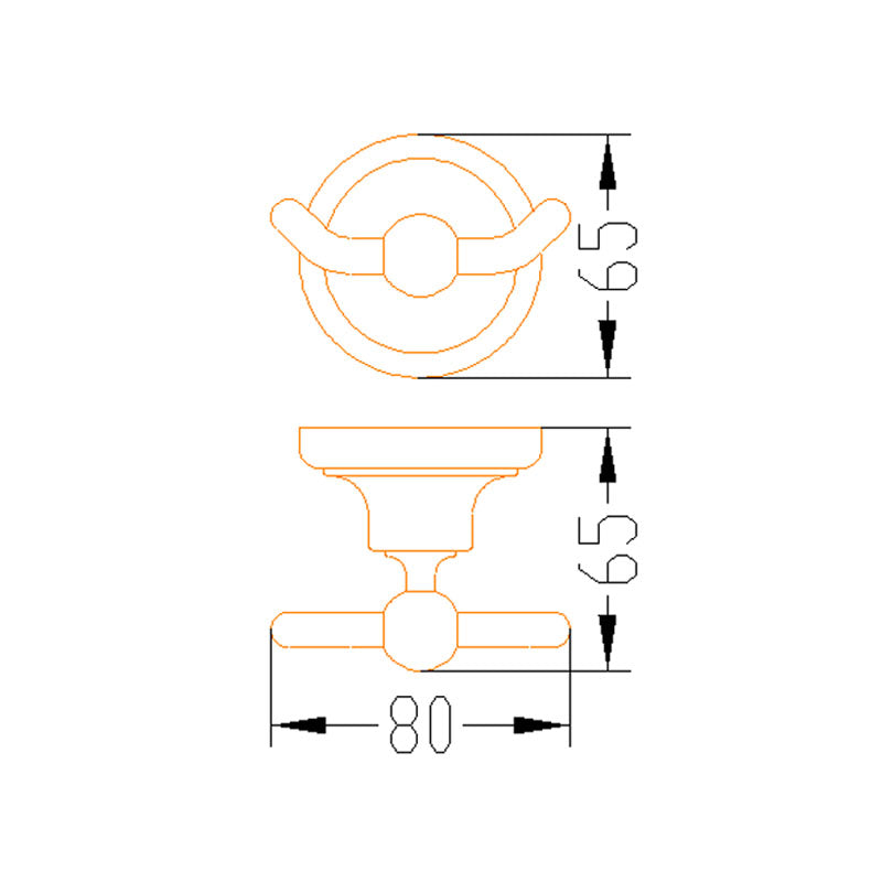 Aalto BEK32 Gold Robe Hook