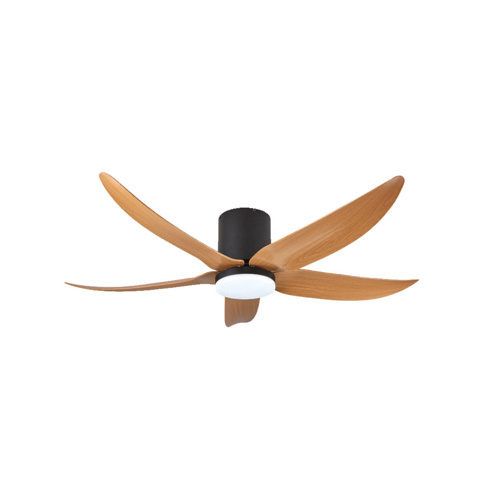 Bestar Hali 52″/ 42" Ceiling Fan (BLACK LIGHT WOOD)