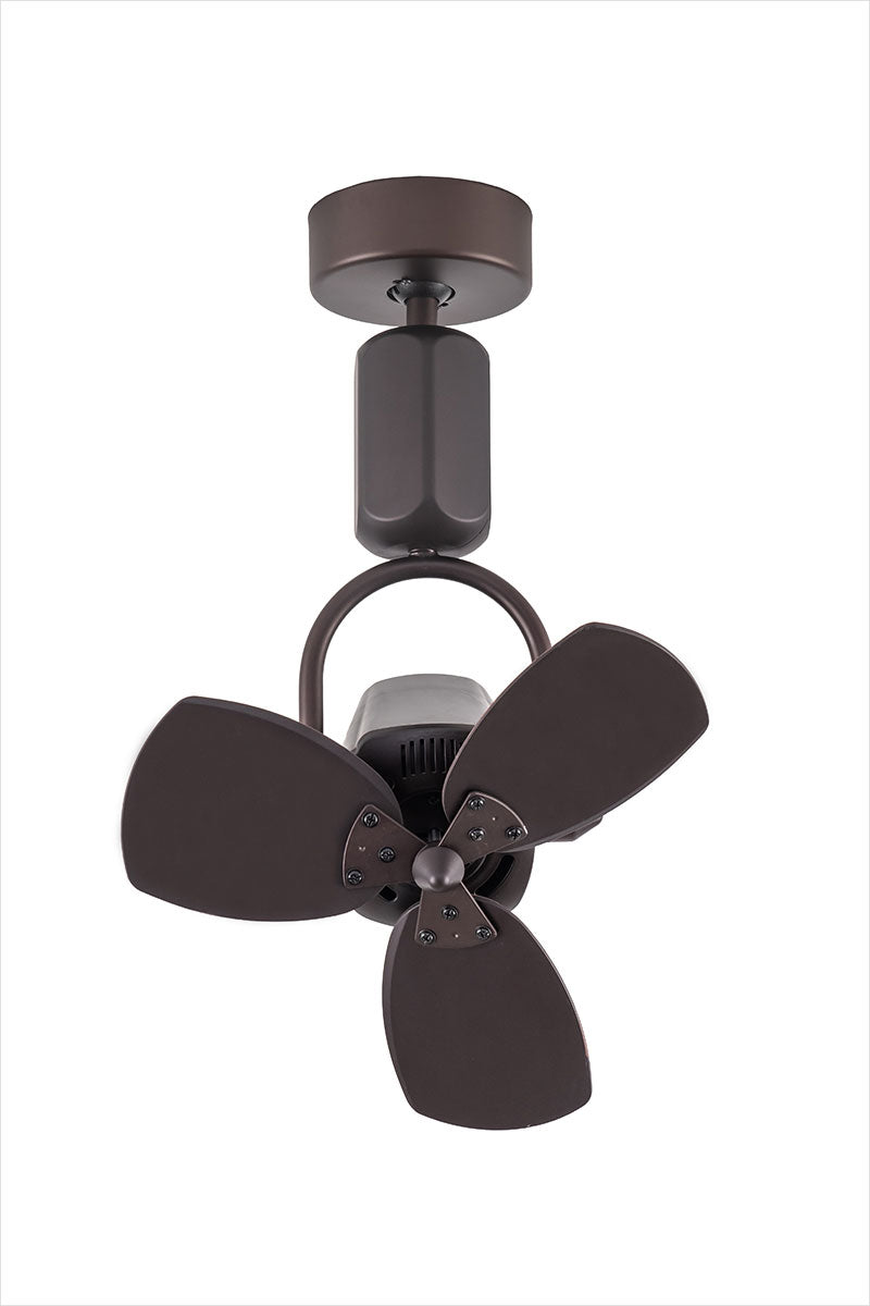 Fanco Dono 16" White Corner Fan