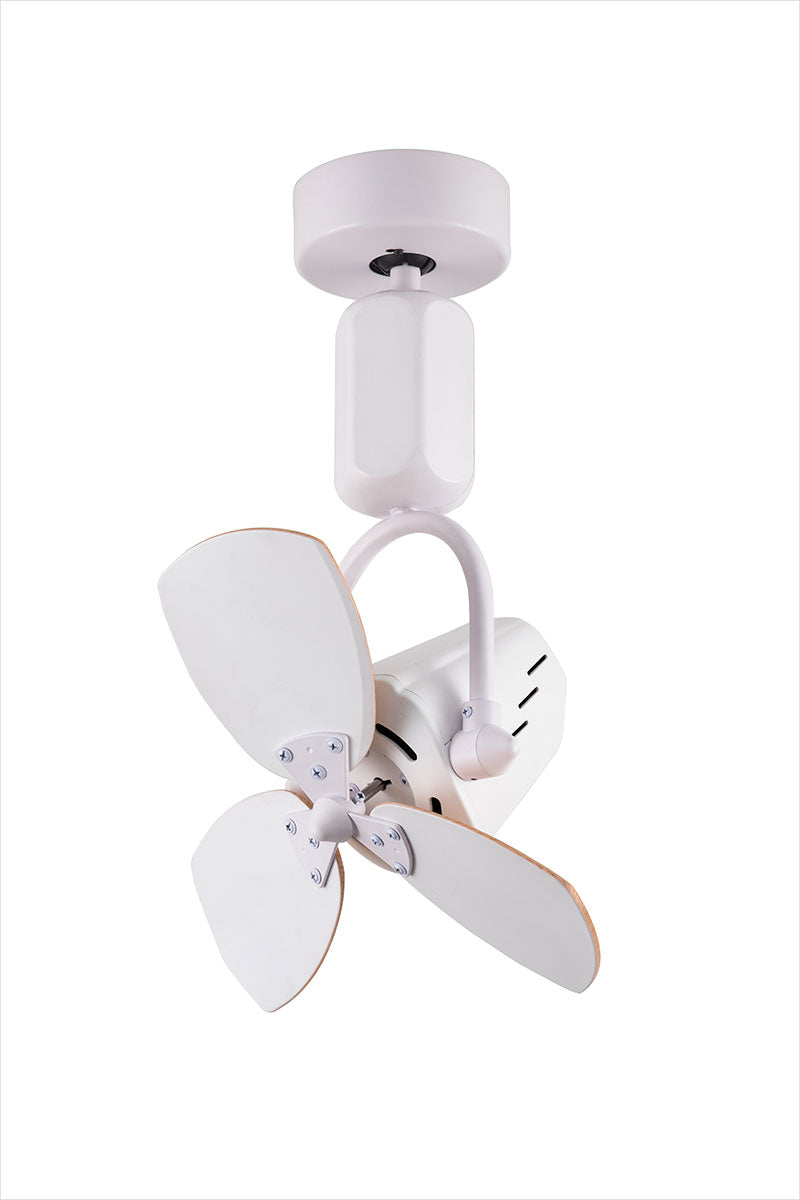 Fanco Dono 16" White Corner Fan