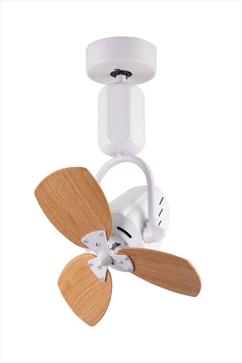 Fanco Dono 16" White Corner Fan