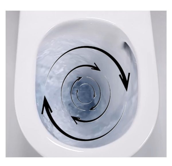 EACO T988 One-Piece Toilet Bowl (Tornado Flush)
