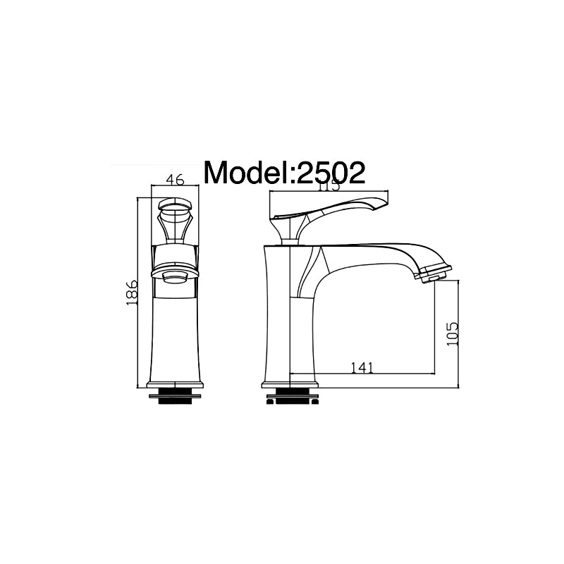 AALTO 2502ORB MIXER TAP