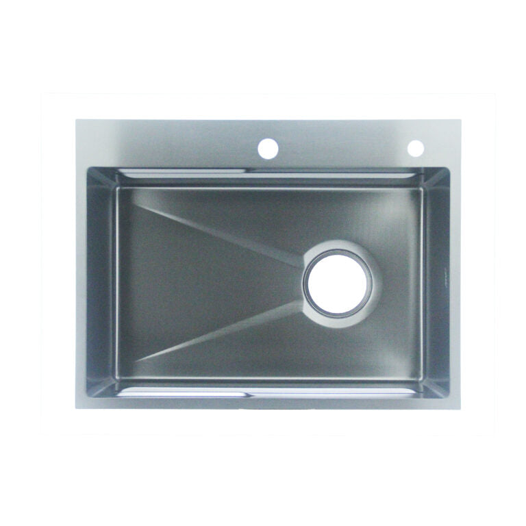 Fidelis Embossed Nano Black Kitchen Sinks (Top Mount Sink)
