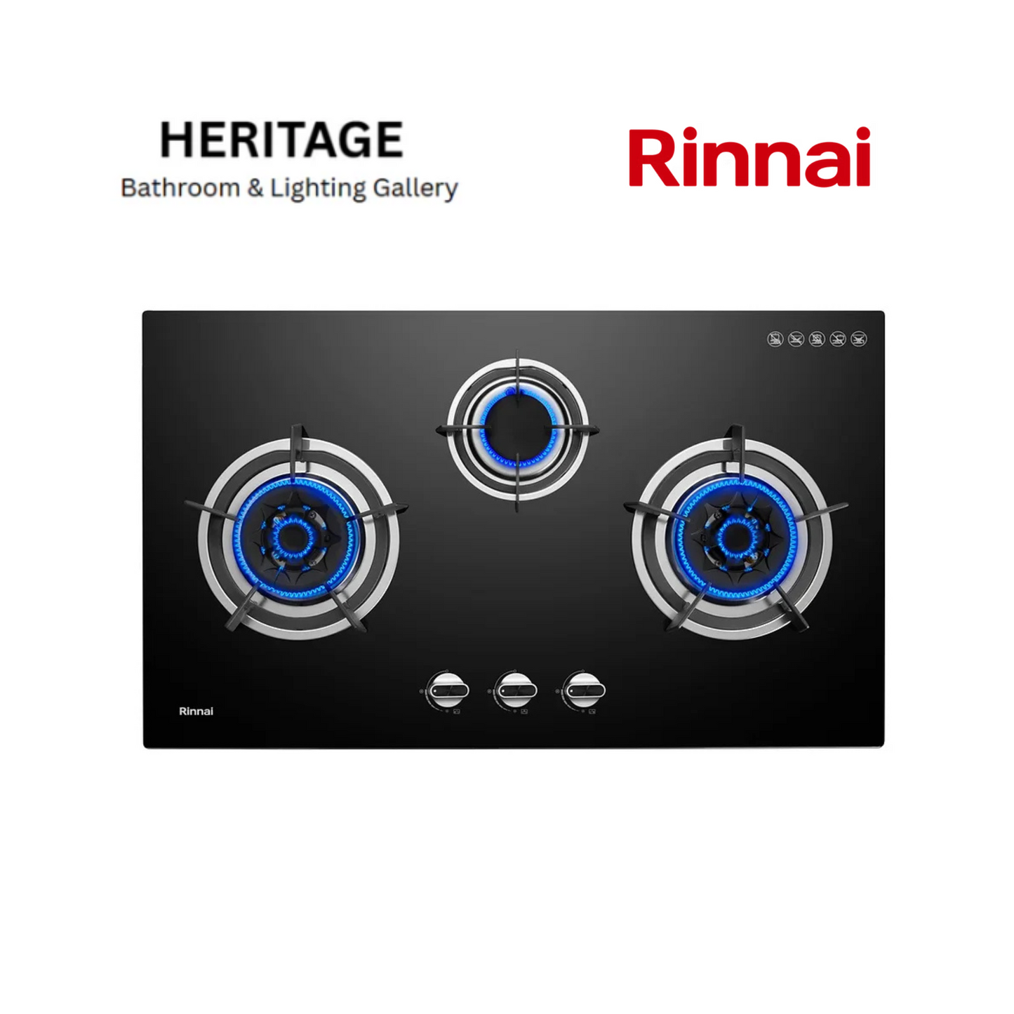 RINNAI RB-983G 3 BURNER HOB