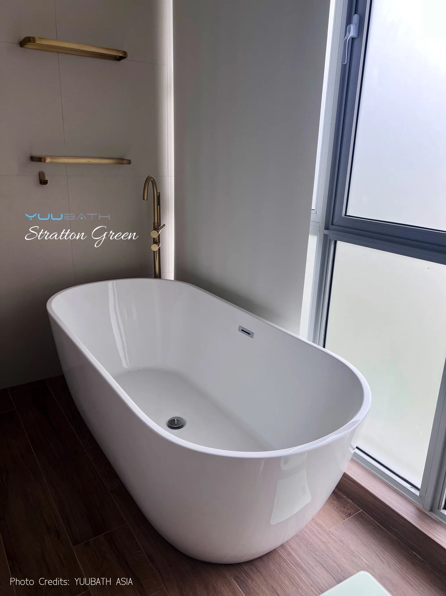 YuuBath ECO Series Free-standing Acrylic Bathtub