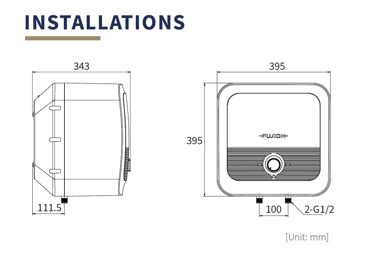 FUJIOH SQUARE SERIES STORAGE HEATER