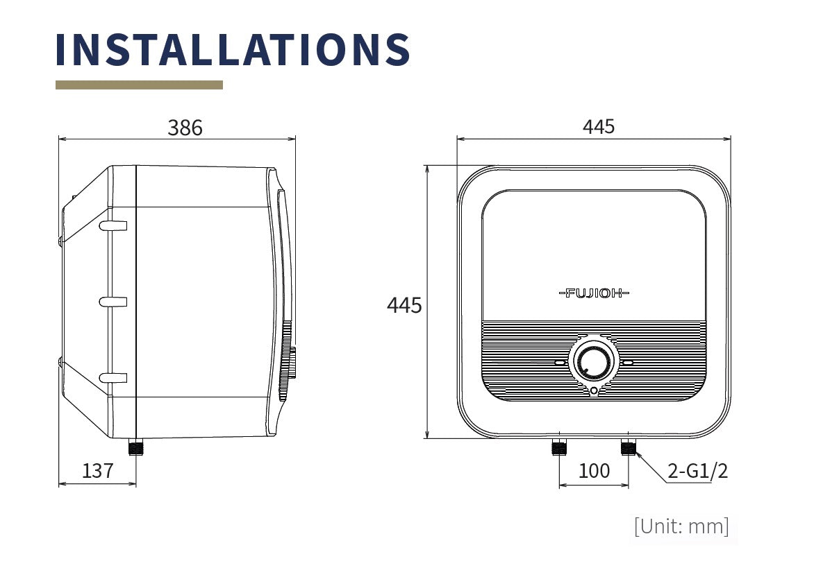 FUJIOH SQUARE SERIES STORAGE HEATER
