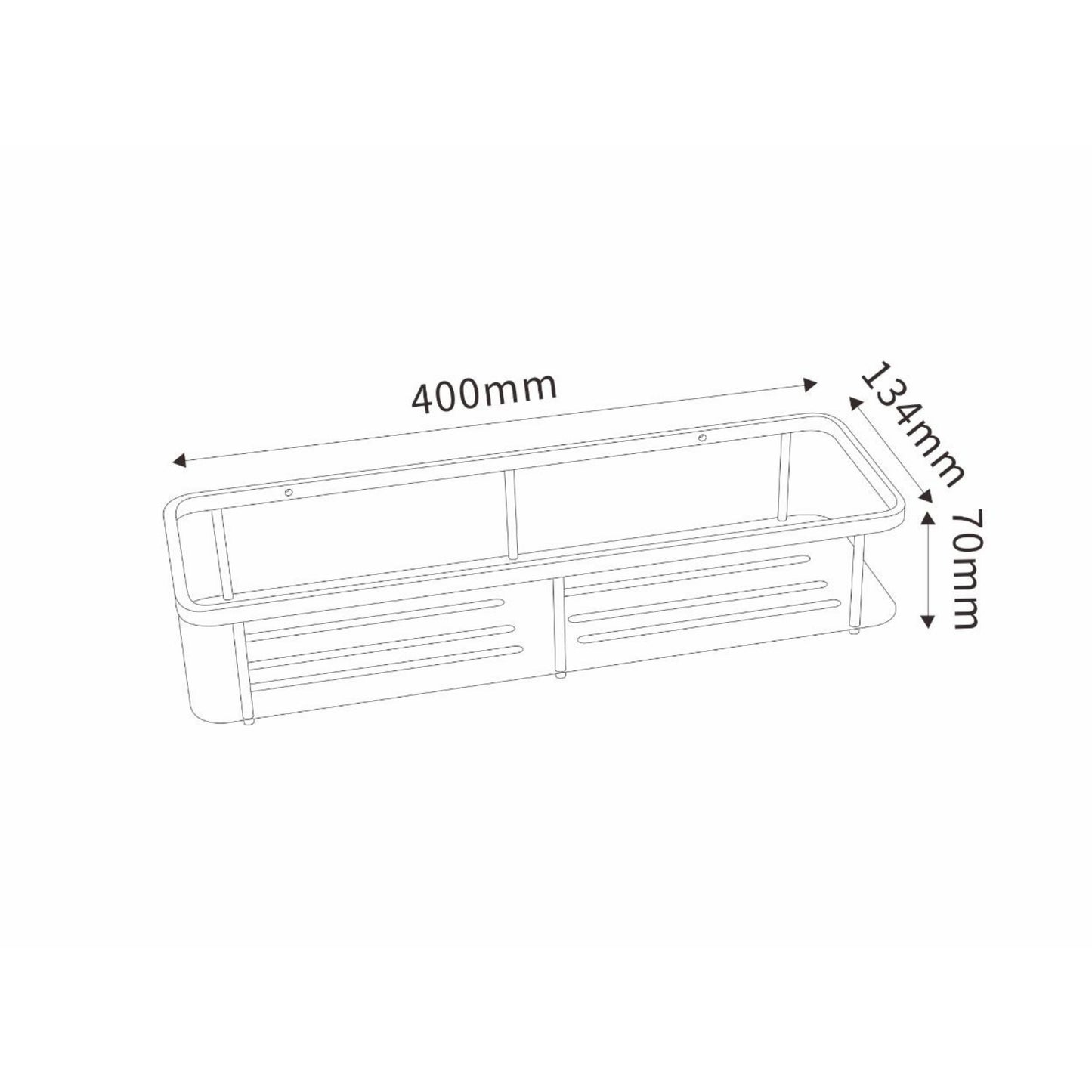 Aalto K4001GM Single Shower Basket