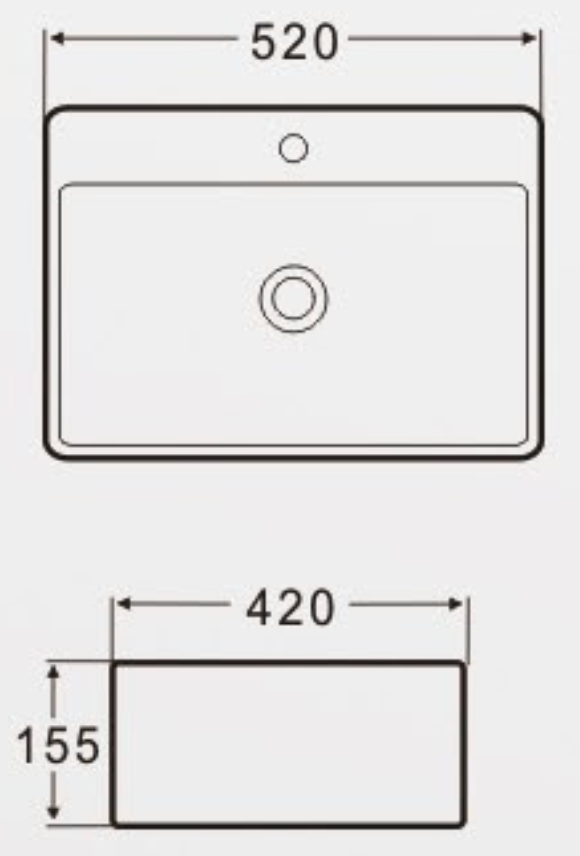 AALTO K405 WALL MOUNT/ TOP BASIN