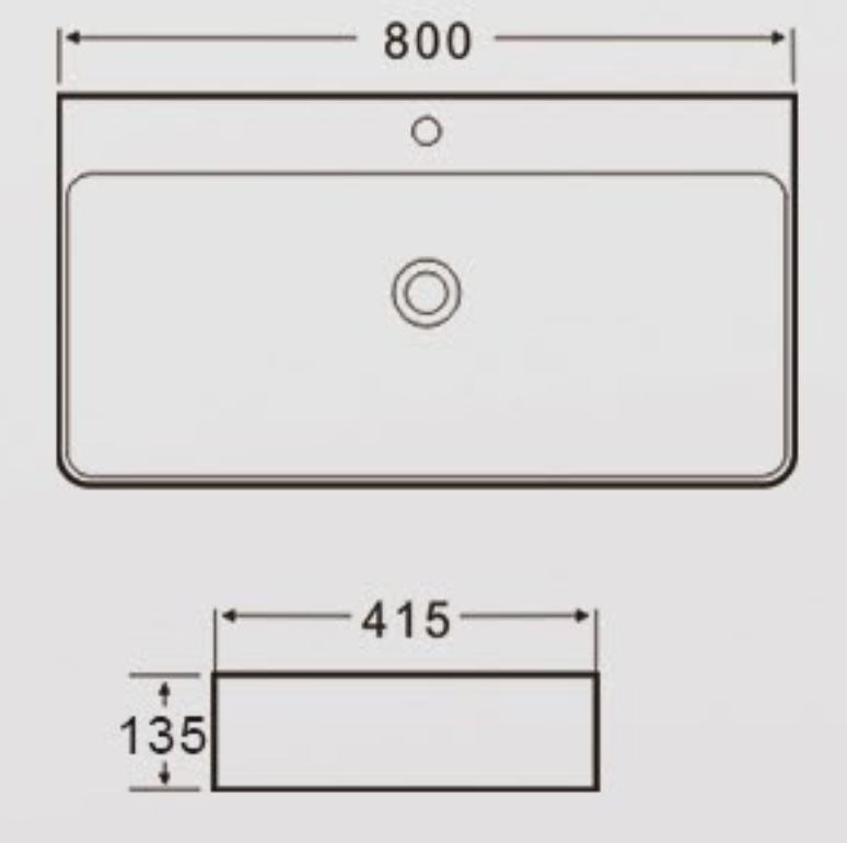 AALTO K419 WALL MOUNT/ TOP BASIN