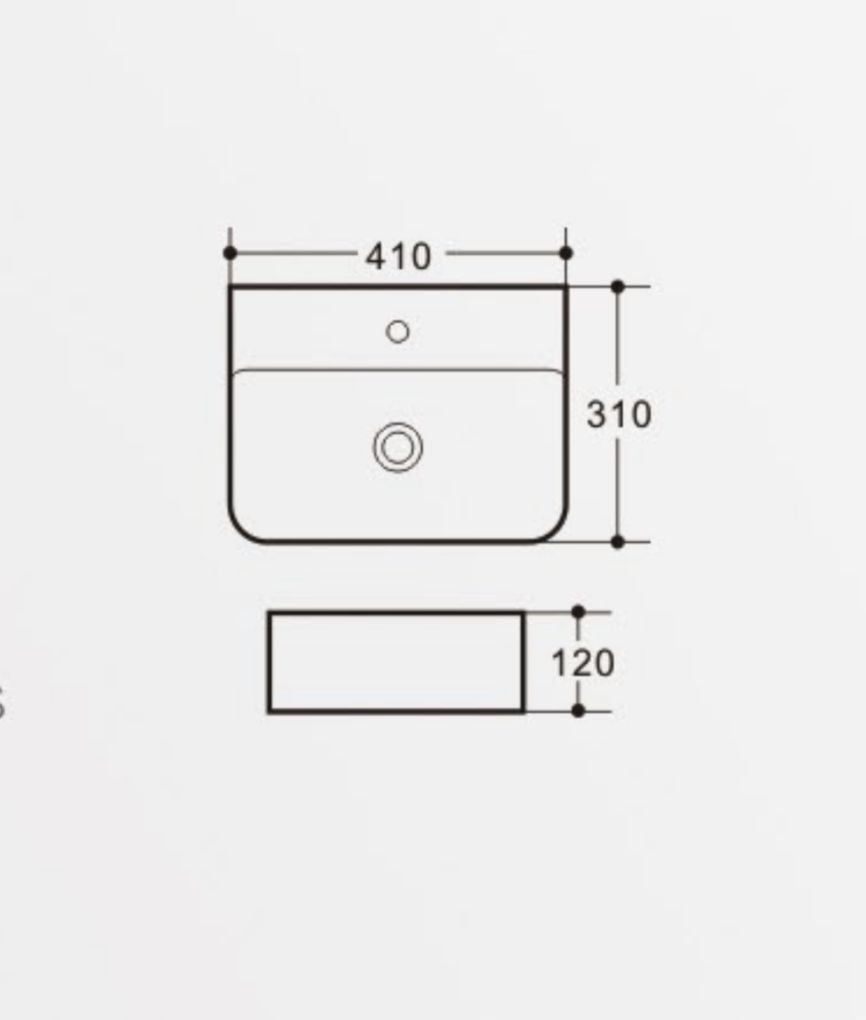 AALTO K501 WALL MOUNT/ TOP BASIN