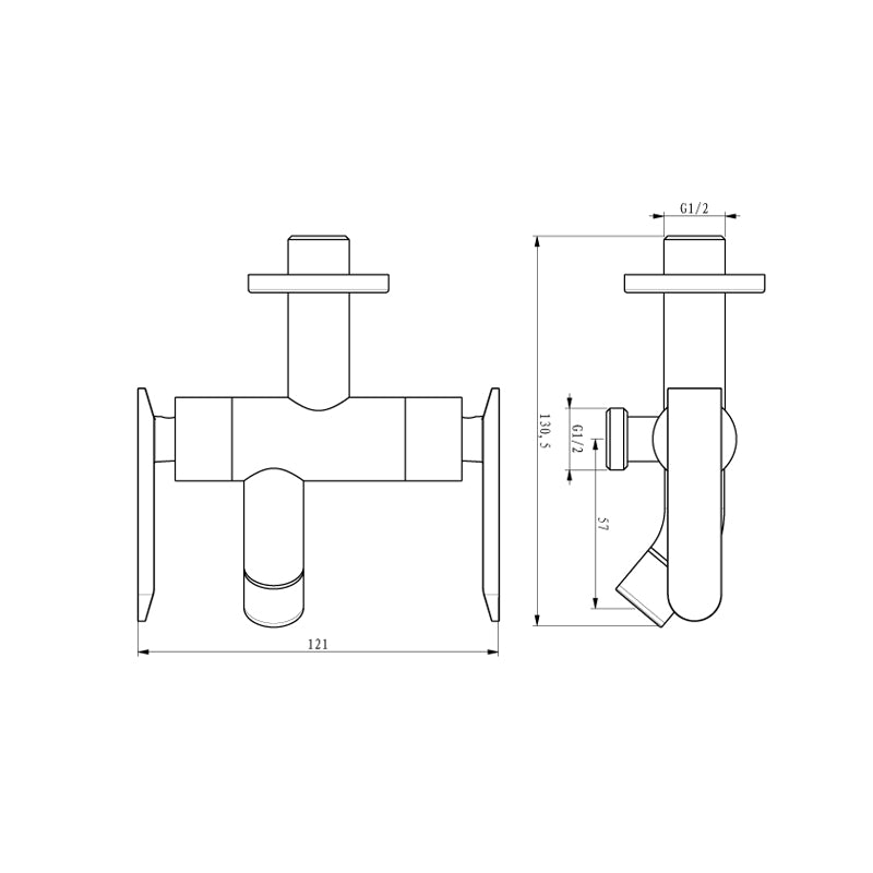Aalto 9113 Matt Two Way Tap