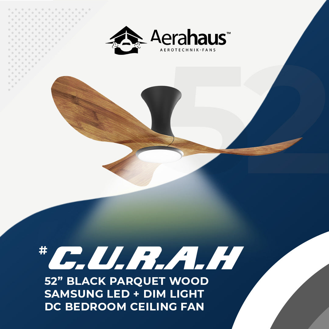 Alaska CURAH 52″ Ceiling Fan With 20W LED RGB