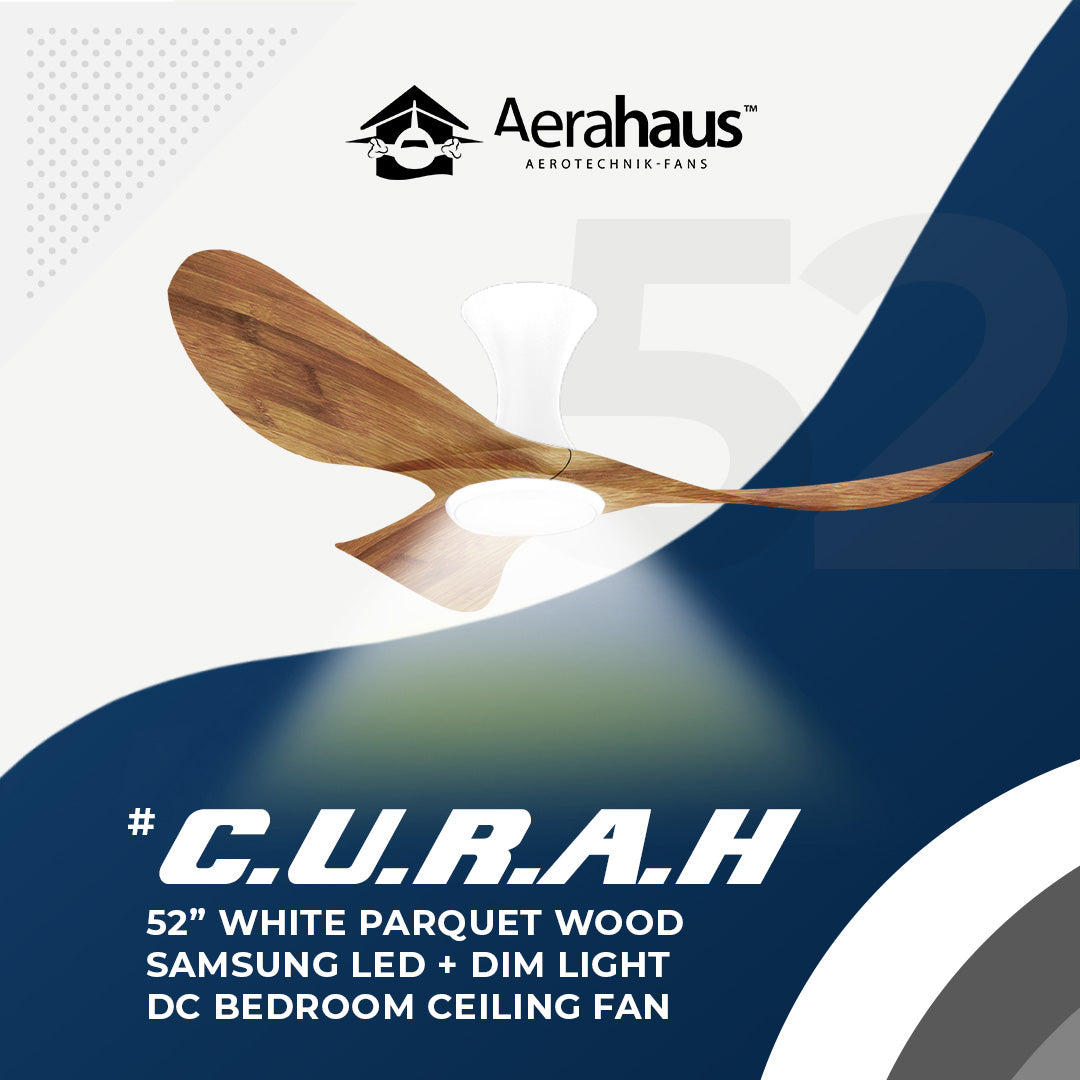Alaska CURAH 52″ Ceiling Fan With 20W LED RGB