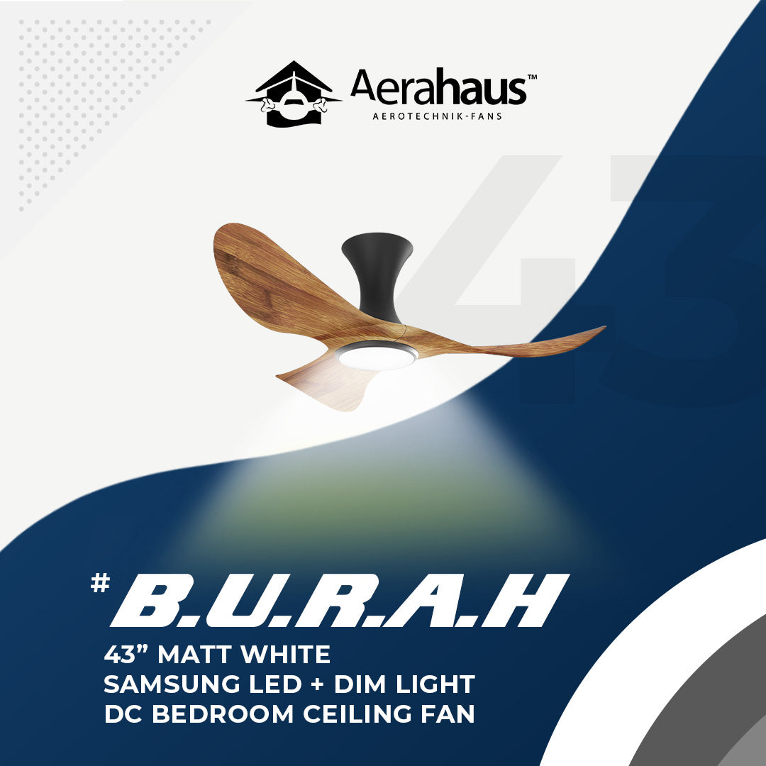 Alaska Burah 43" Ceiling Fan With 20W LED RGB
