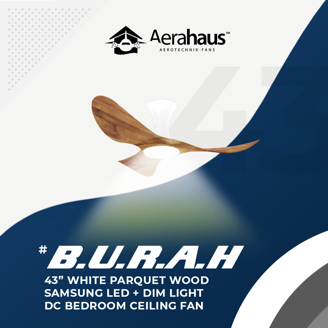 Alaska Burah 43" Ceiling Fan With 20W LED RGB