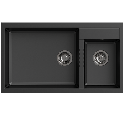 Rubine MEQ 860-86L (86CM) Top Mount Kitchen Sink