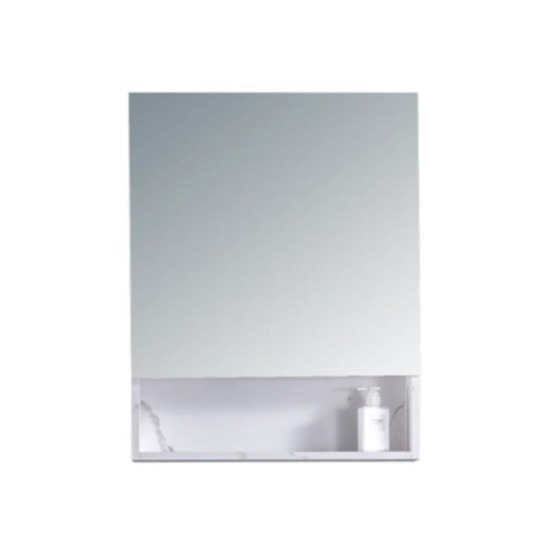 AALTO MC-P8056-PV14 WHITE MARBLE MIRROR CABINET