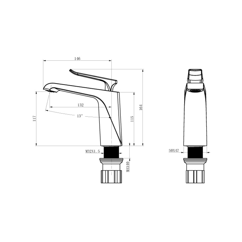 AALTO 2702 MIXER TAP