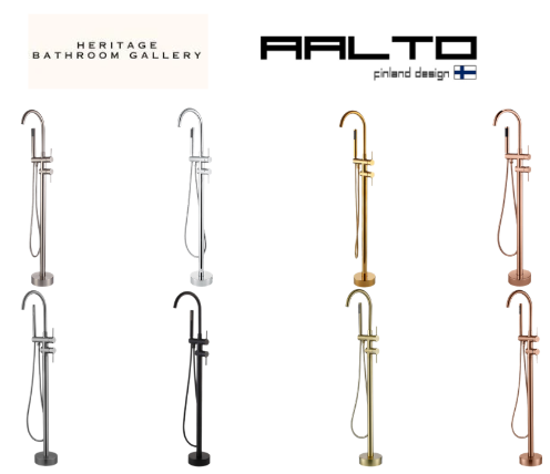 Aalto 1005 Series Single-Lever floor-mounted bath-shower mixer