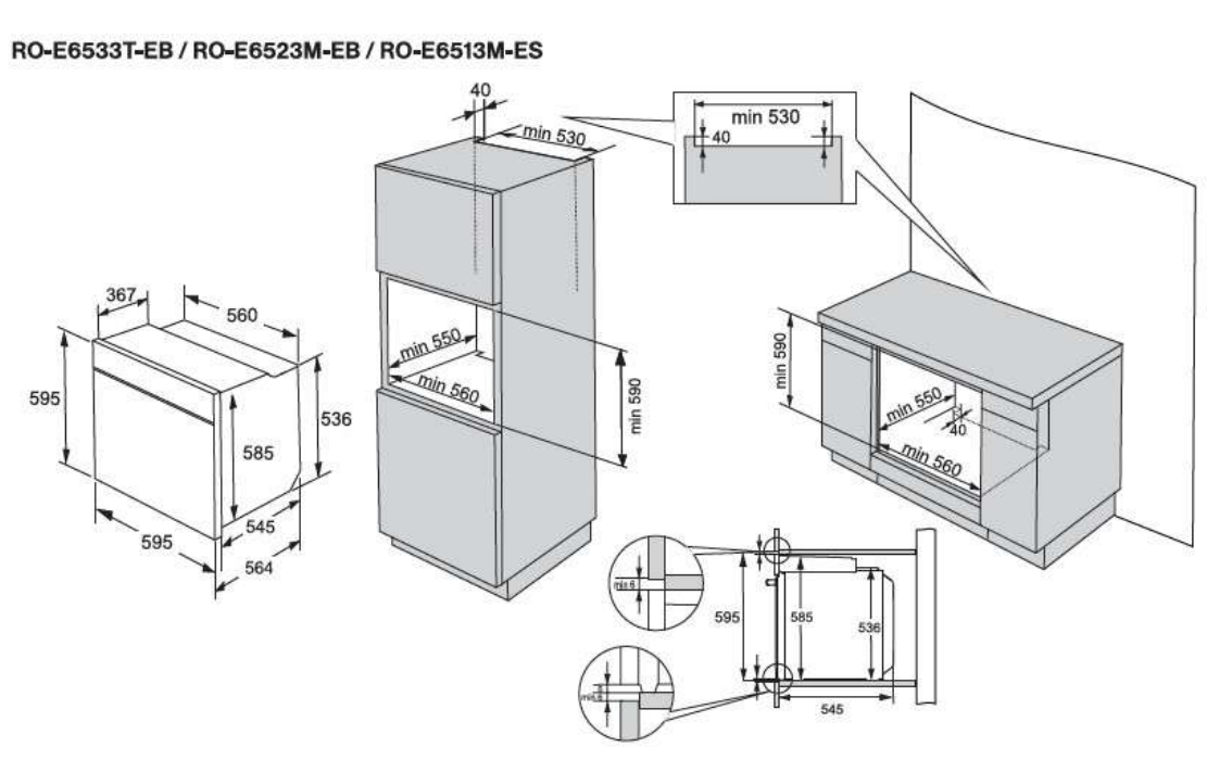 RINNAI RO-E6513M-ES OVEN (77L)