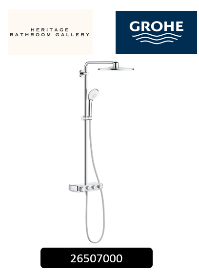 Grohe 26507000 Euphoria Smartcontrol System 310 Shower System With Thermostat For Wall Mounting