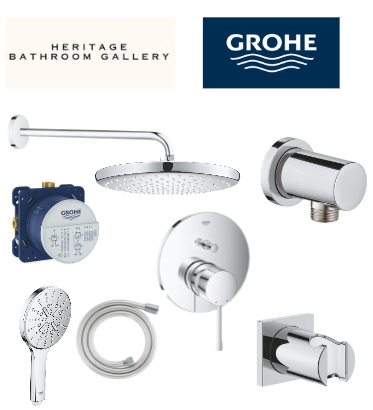 Grohe Chrome Color Conceal Bundle Set