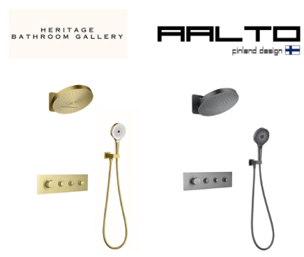 Aalto 2000 Series Concealed Rainshower Set