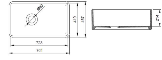 PAMA 760F C3+ FIRECALY SINK