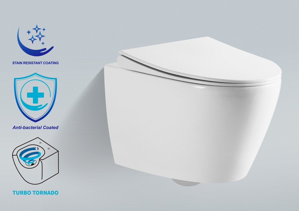 Magnum M908 Wall Hung Toilet Bowl