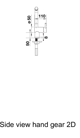 Blanco Linus-S Rock Grey Pull Out Sink Mixer