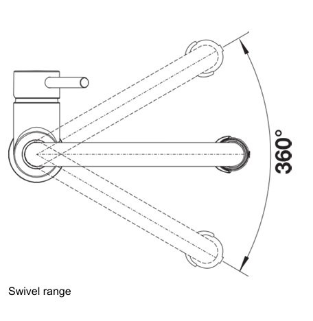 Blanco Catris-S Flexo Chrome Sink Mixer