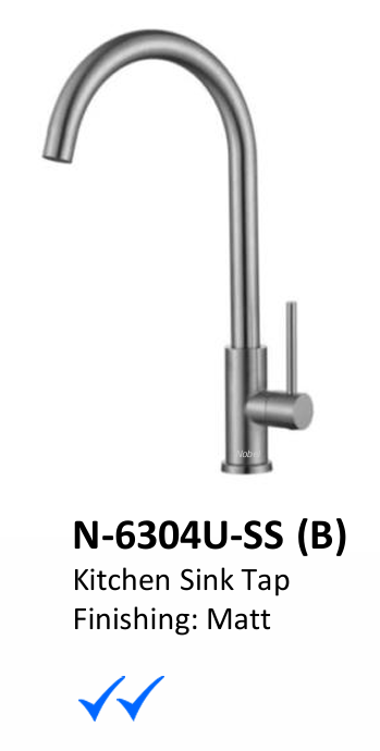 Nobel N-6304 (B) SS kitchen Tap