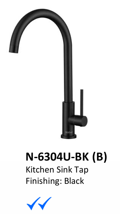 Nobel N-6304 (B) BK kitchen Tap