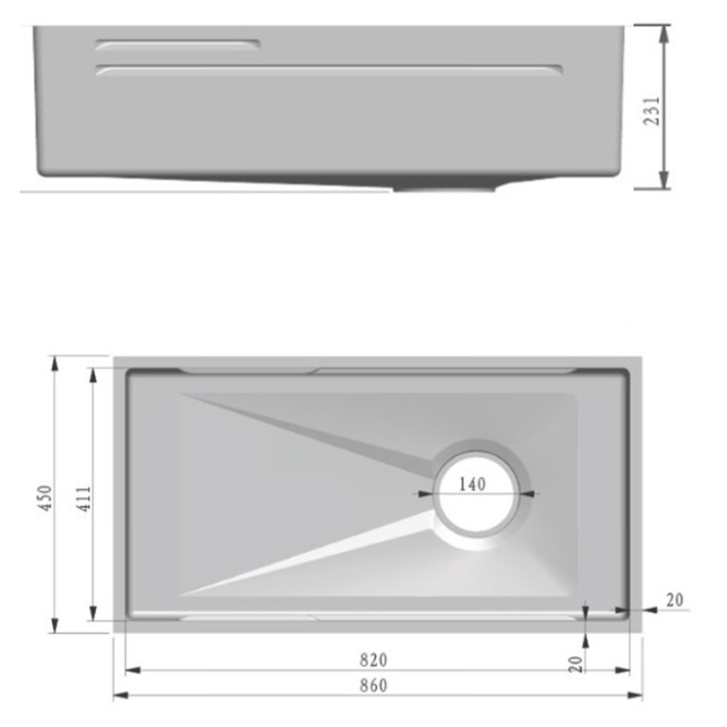 Fidelis Embossed Nano Black Kitchen Sinks (Undermount Sink)