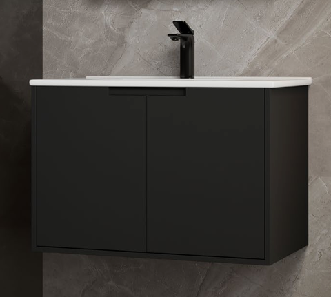 Dusche 2007105MB 75cm Basin Cabinet - ( Matt Black)