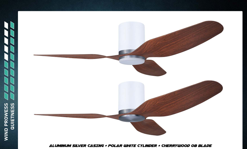 PO Gust Vspec IV 34"/ 44" Ceiling Fan