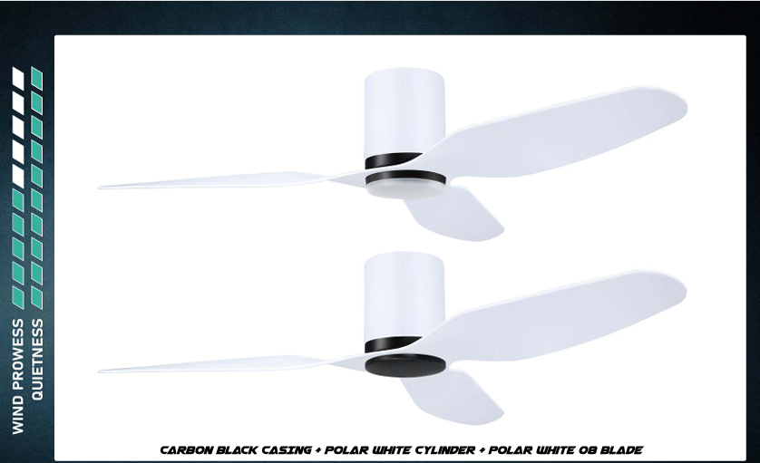 PO Gust Vspec IV 34"/ 44" Ceiling Fan