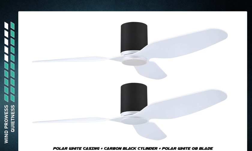 PO Gust Vspec IV 34"/ 44" Ceiling Fan