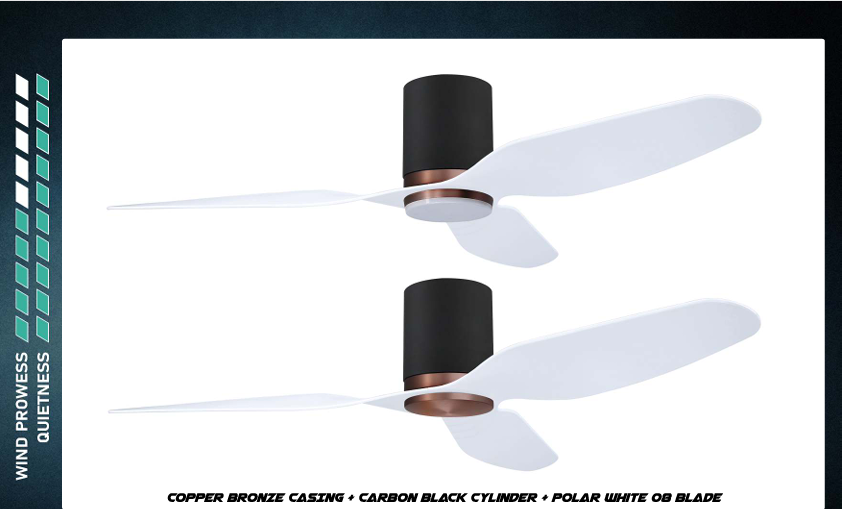 PO Gust Vspec IV 34"/ 44" Ceiling Fan