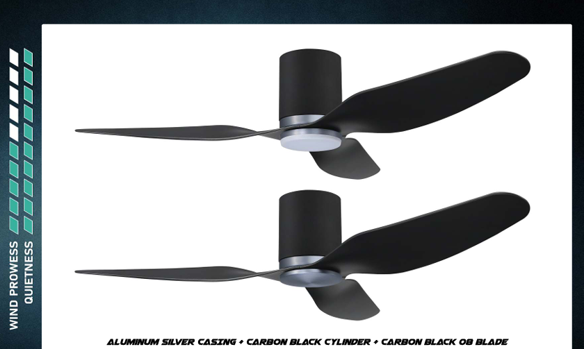 PO Gust Vspec IV 34"/ 44" Ceiling Fan