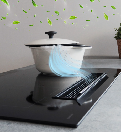 Tecno 60cm Induction Hob with Integrated Plasma Hood