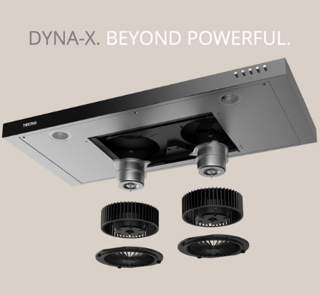 Tecno Slim Line Hood with DYNA-X Motor