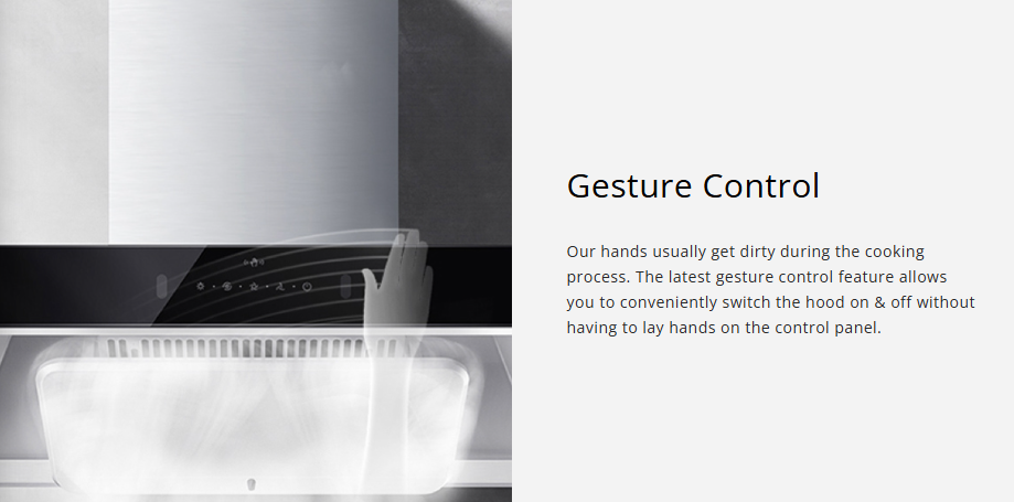 Tecno 90cm Ultra-High Suction Chimney Hood with Auto Clean