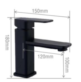 Zaffiro PF-1501BK Mixer Tap